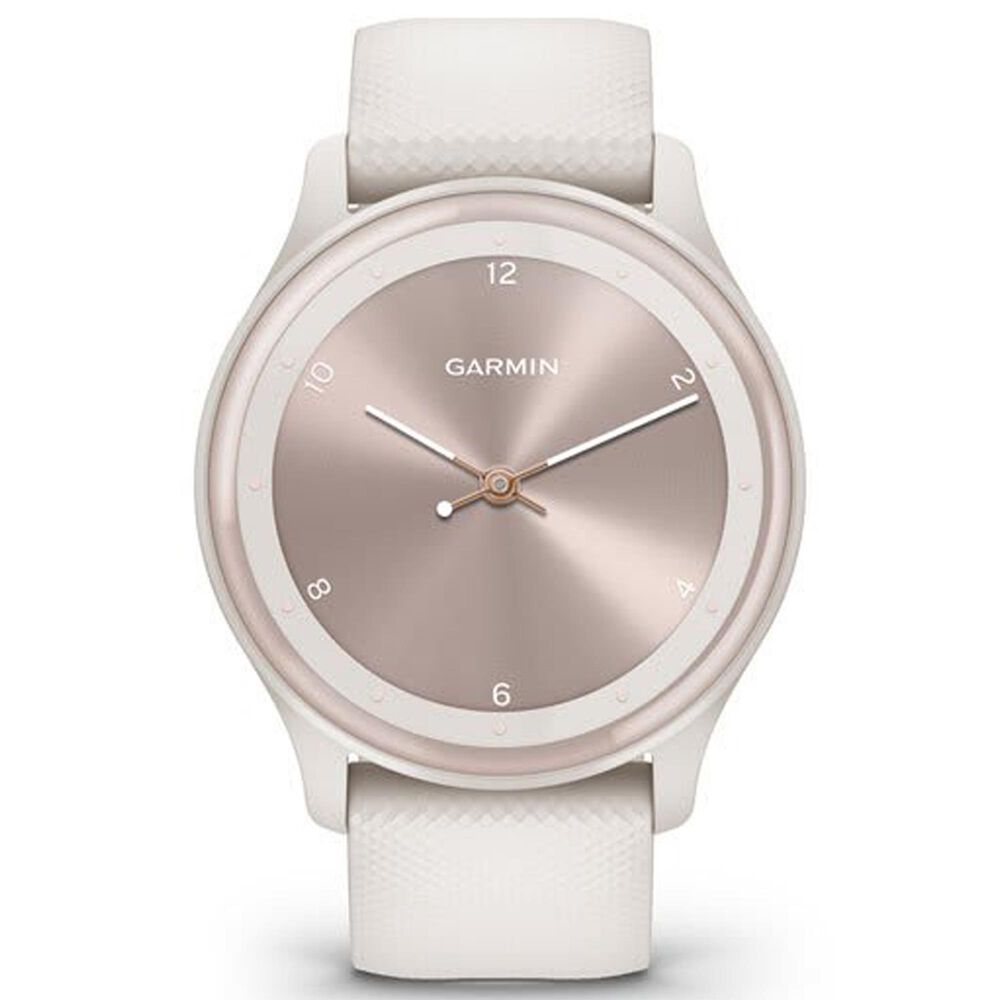 Garmin Vivomove Sport Smartwatch 28mm Black Case with Silicone Band and Black Index S2 Smart Scale, , large
