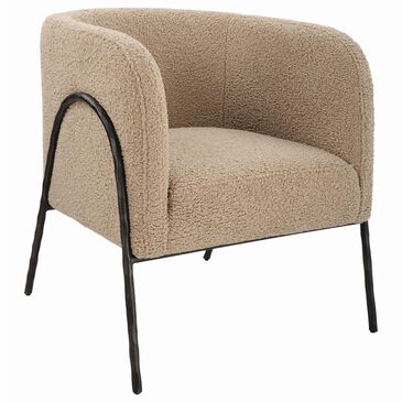 Uttermost Jacobsen Barrel Chair in Latte, , large