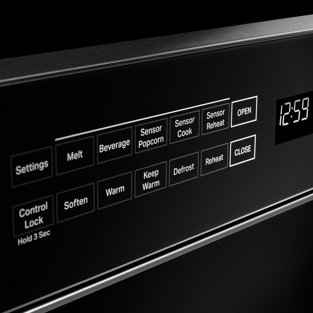 JennAir NOIR 24" Undercounter Microwave Oven with Drawer Design in Floating Glass Black, , large