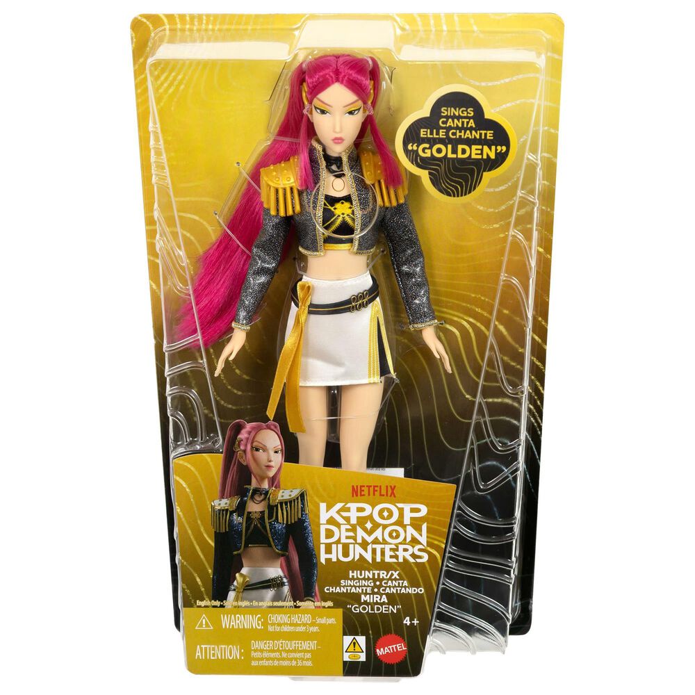 Kpop Demon Hunter Mira "Golden" Singing Fashion Doll, , large