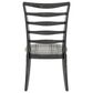 Declan Dining Champlain Plaid Side Chair in Distressed Black, , large