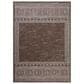 Loloi Easton Coffee and Dove 6"7" x 9"4" Indoor/Outdoor Area Rug, , large