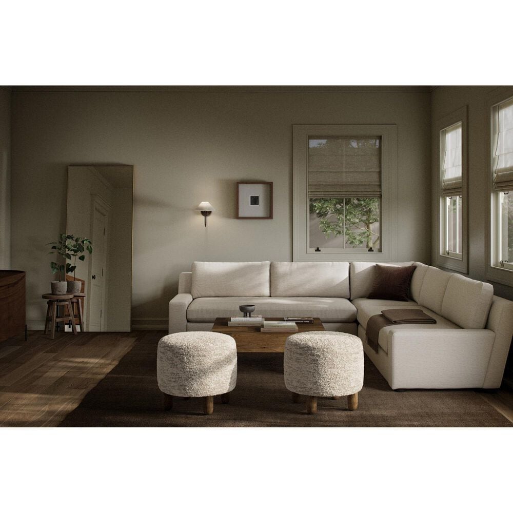 Four Hands Yelena 3PC Sectional-Crypton Nomad Snow, , large