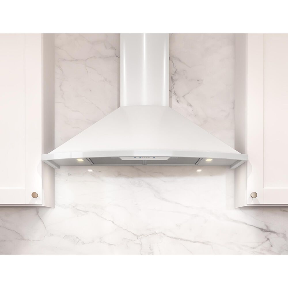 Zephyr Core Savona 36&quot; Wall Mounted Range Hood in White, , large