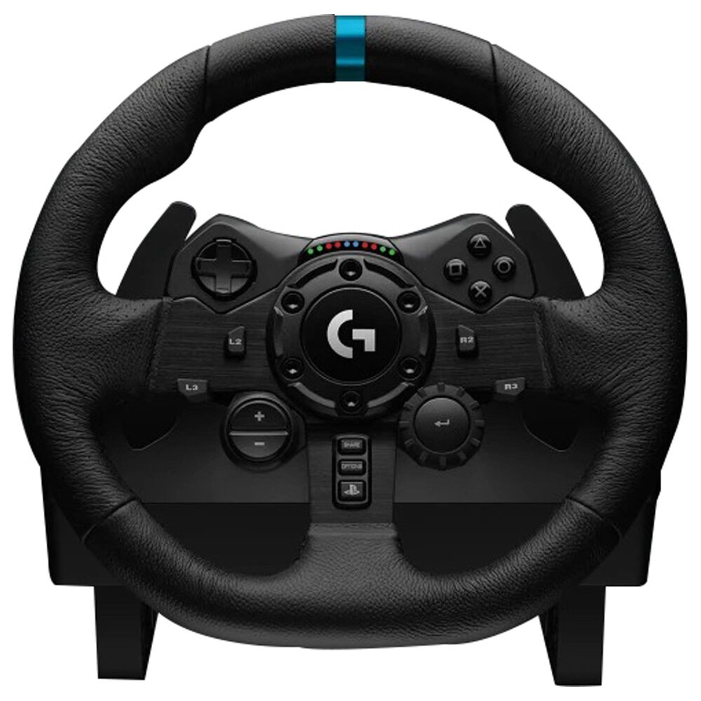 Logitech G923 Racing Wheel and Pedals in Black - Xbox One, , large