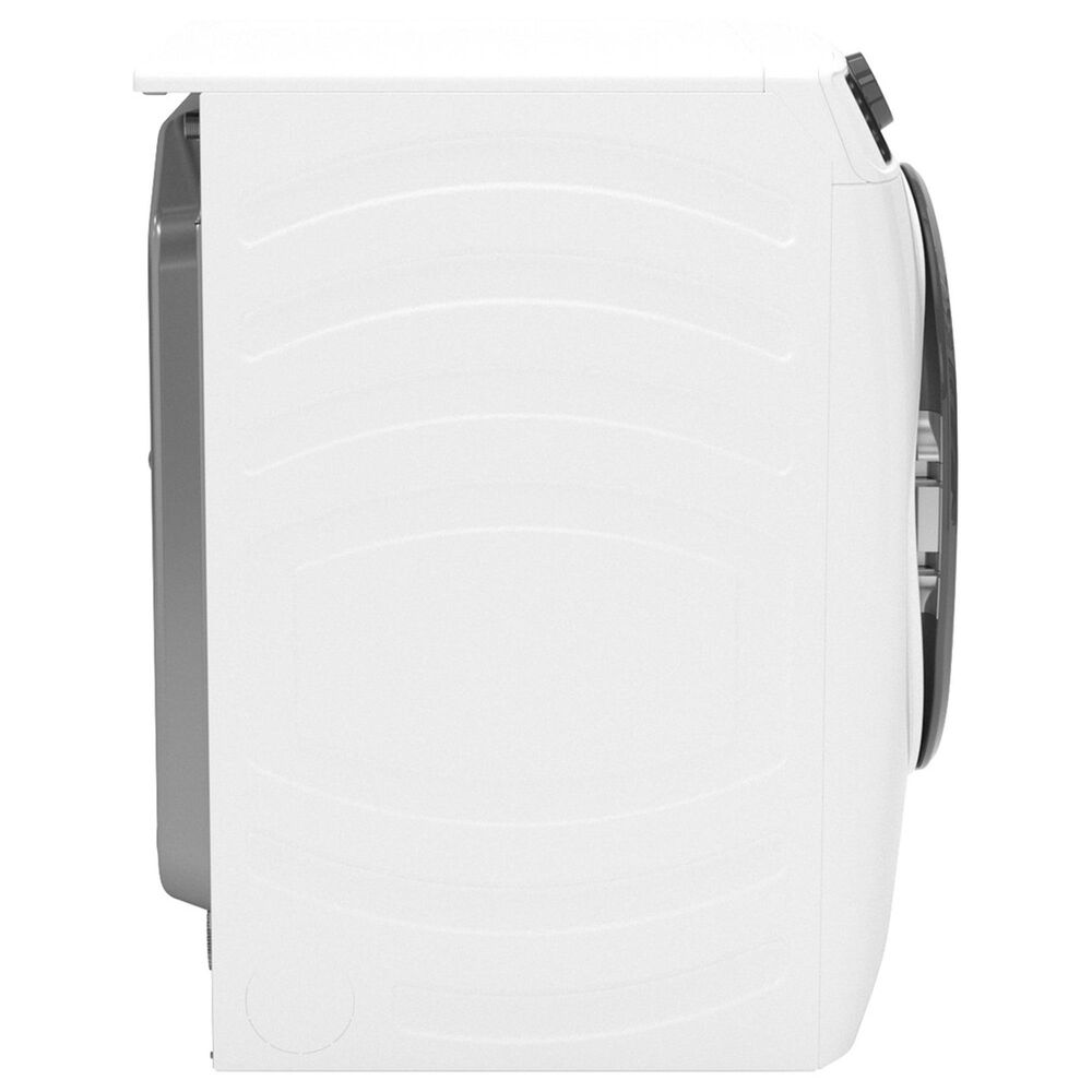 GE Appliances 7.8 Cu. Ft. Smart Front Load Electric Dryer with Steam and Sanitize Cycle in White, , large