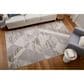 Feizy Vancouver 39NRF 5" x 8" Beige and Brown Area Rug, , large