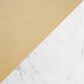 Lumisource Symbol Side Table in White Marble and Gold, , large