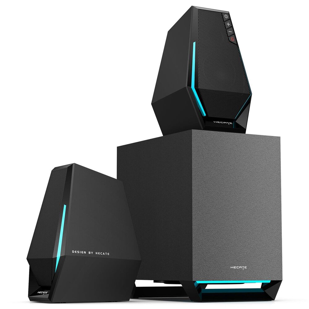 Edifier G1500 Max 2.1 Gaming Speaker System with RGB Lights in Black, , large