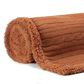 50" x 65" Cable Knit Throw Blanket in Cashew, , large