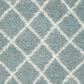 Safavieh Dallas Shag SGD258C-26 2"3" x 6" Seafoam/Ivory Runner, , large