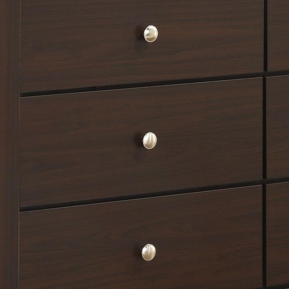 Mayberry Hill Sami Dresser and Mirror in Espresso, , large