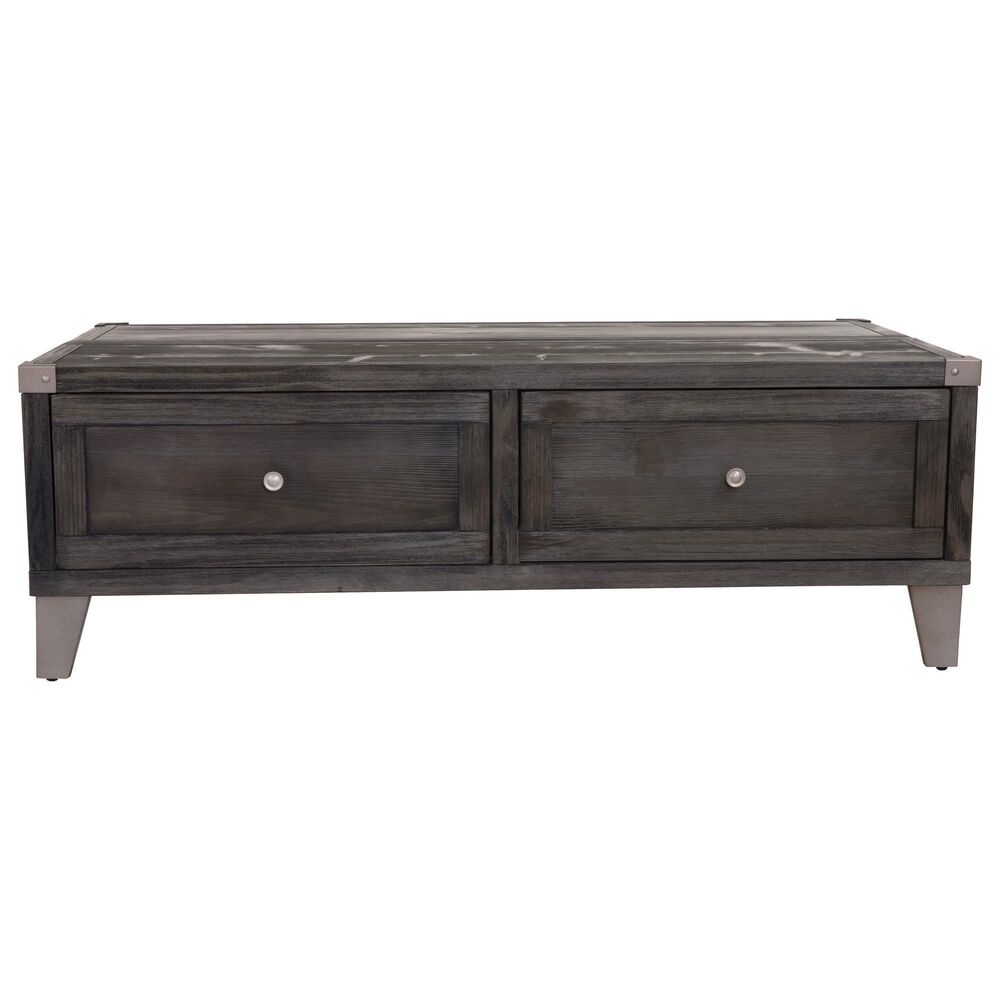 Ashley Todoe Lift Top Cocktail Table in Dark Gray, , large
