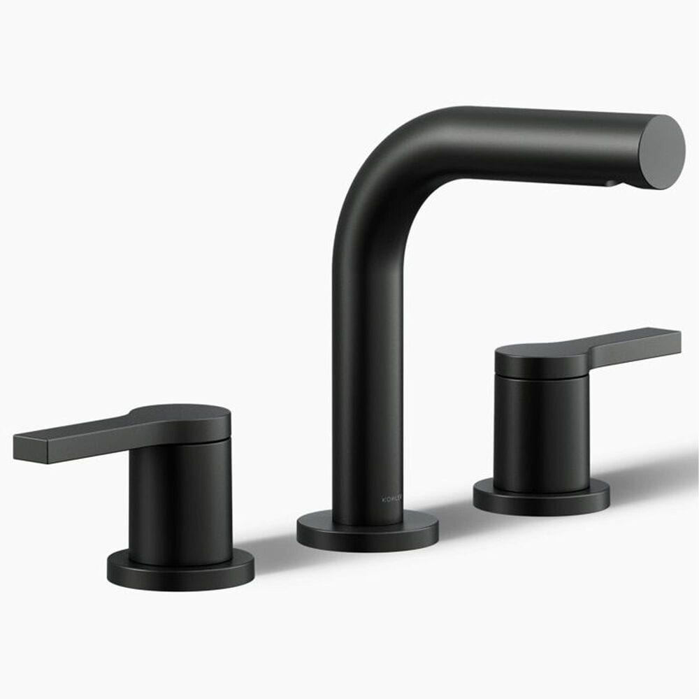 Kohler Elate Widespread Bathroom Sink Faucet in Matte Black, , large