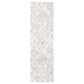 Safavieh Parma Shag PMA583A 2"3" x 9" Cream and Grey Runner, , large