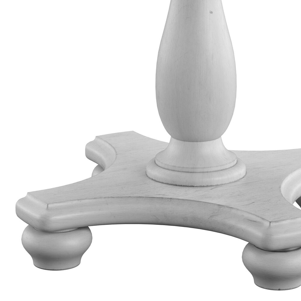 Golden Wave Furniture New Haven Round End Table in Oyster Shell, , large