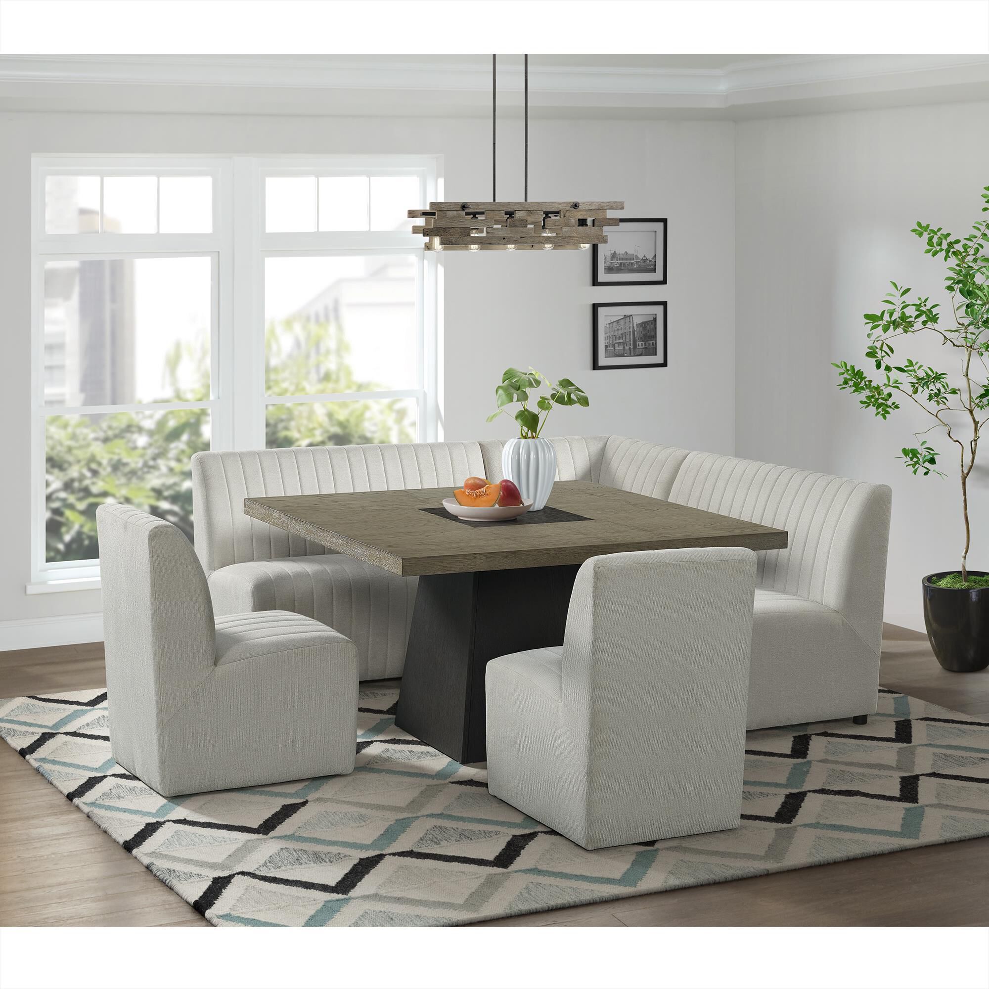 Dining table corner set hot sale