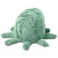 Jaxx Huggy The Octopus Sea Buddy Large Kids Stuffed Animal Bean Bag in Spearmint Green, , large