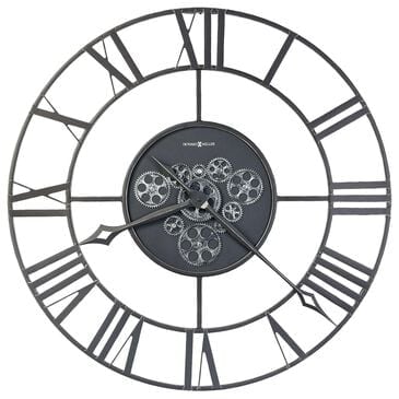 Howard Miller Aiko Wall Clock in Charcoal, , large