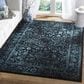 Safavieh Adirondack ADR109K 3" x 5" Black and Teal Area Rug, , large