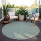 Dalyn Rug Company Hinton 6" Round Green Indoor/Outdoor Area Rug, , large