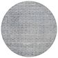 Amber Lewis x Loloi Zuma 3" Round Denim and Ivory Area Rug, , large