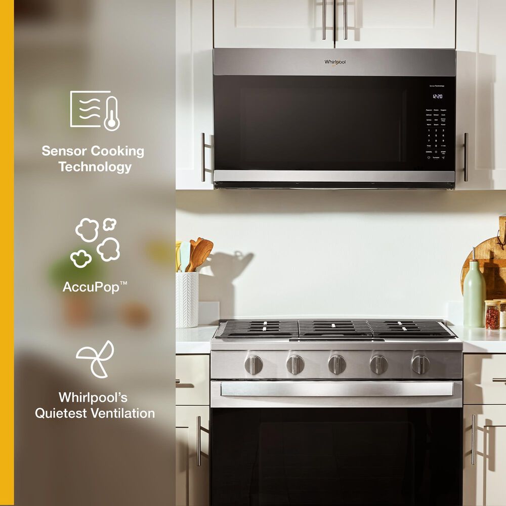 Whirlpool 2.1 Cu. Ft. Over the Range Microwave in Stainless Steel, , large