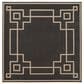 Surya Alfresco 8"10" Square Black, Brown and Beige Indoor/Outdoor Area Rug, , large
