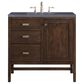James Martin Vanities Addison 36" Single Bathroom Vanity in Mid Century Acacia with 3 cm Charcoal Soapstone Quartz Top, , large