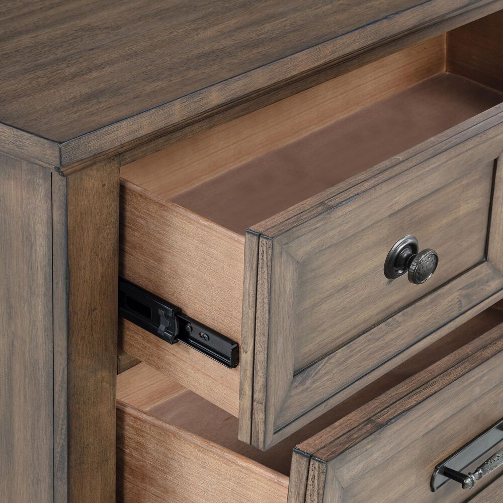 New Heritage Design Mariana 5-Drawer Chest in Vintage Mocha, , large
