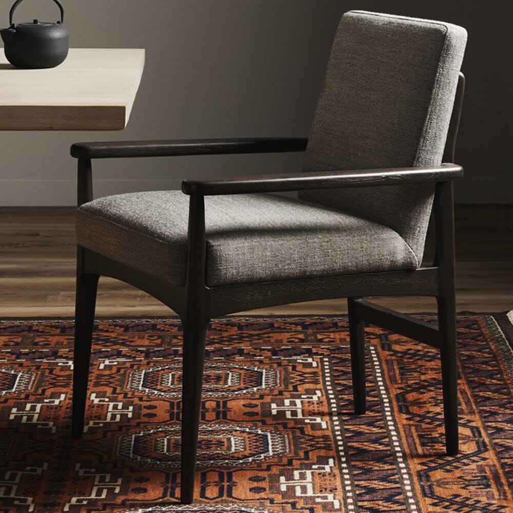 Four Hands Albiba Arm Chair in Burnt Oak, , large