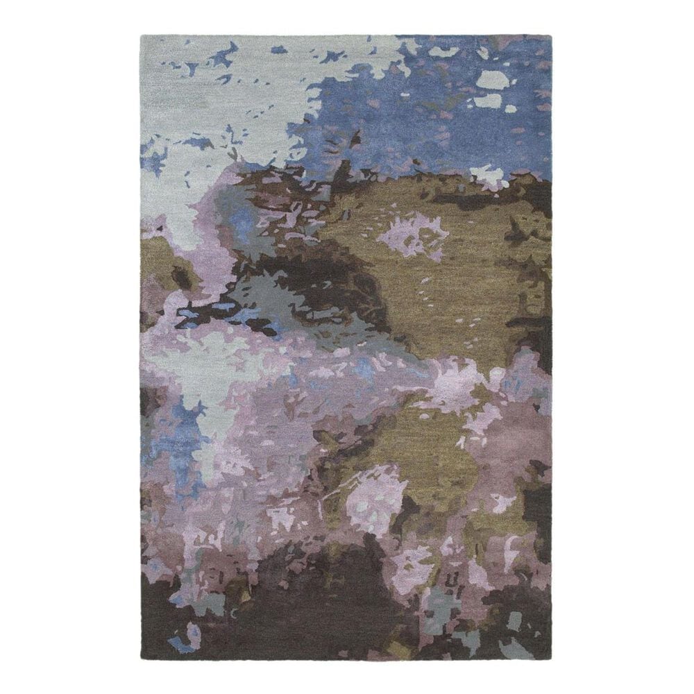 Oriental Weavers Galaxy 21901 5" x 8" Purple Area Rug, , large