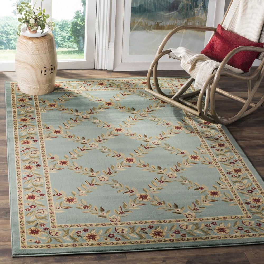 Safavieh Lyndhurst LNH557 8&#39;9&quot; x 12&#39; Blue Area Rug, , large