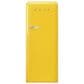 SMEG 9.92 Cu. Ft. Freestanding Compact Refrigerator with Left Handle in Yellow, , large