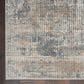 Nourison Quarry Abstract 2"2" x 3"9" Blue and Beige Area Rug, , large