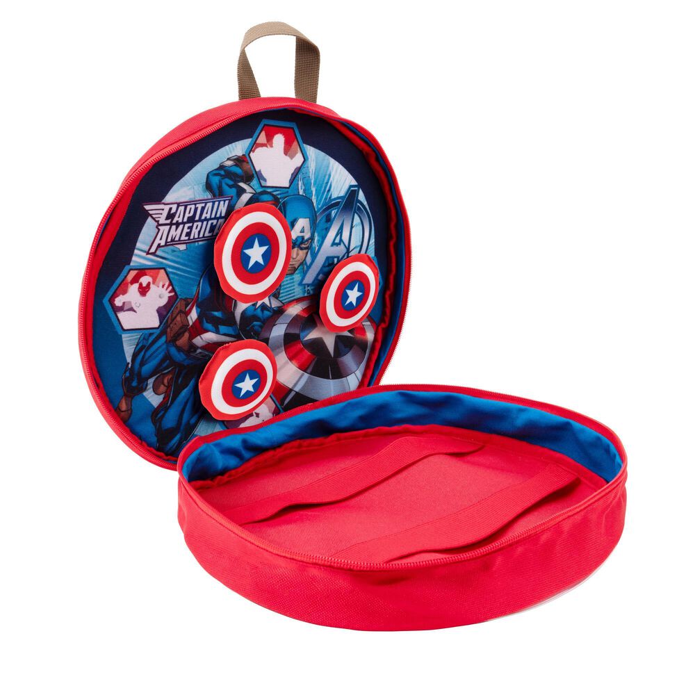 Squishmallow Marvel Captain America Superpower Pak Costume in Multicolor, , large