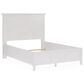 Urban Home Grace Full Three Panel Bed in Snowfall White, , large