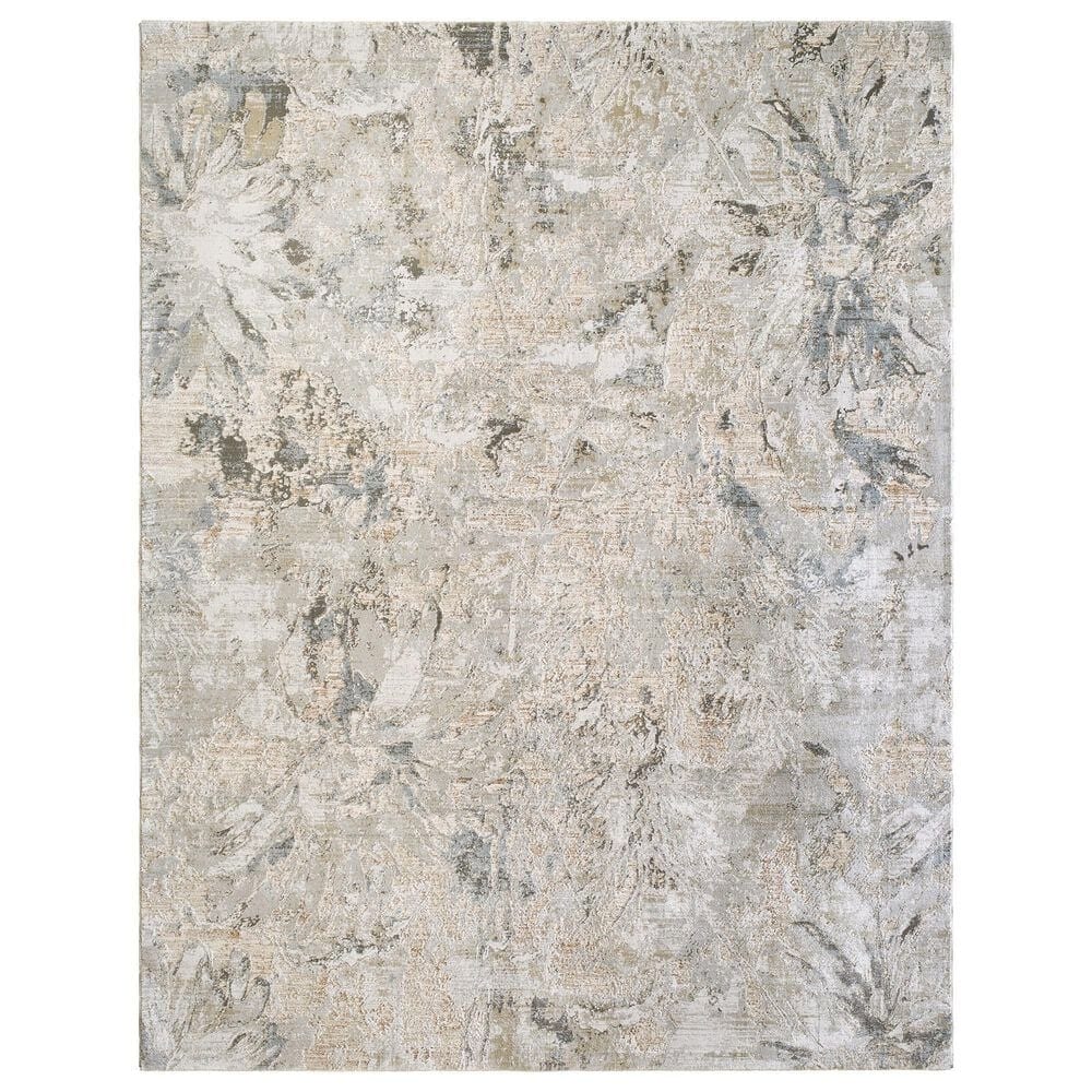 Surya Brunswick Light Gray, Cream, Medium Brown, Mustard, Light Brown and Charcoal 2&#39;7&quot; x 3&#39;11&quot; Area Rug, , large