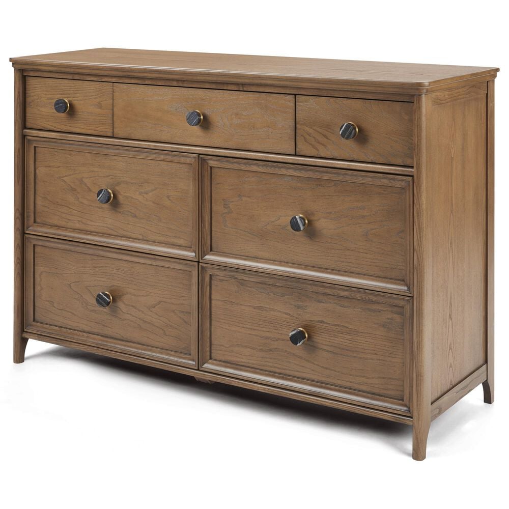 Maxi Cosi Quiet Luxury 2- Piece Set with 7-Drawer Dresser and Changer Top in Dolce Oak Stain, , large