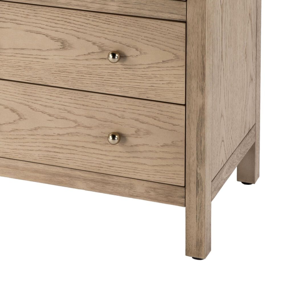 Butler Specialty Company Nora 3 Drawer Nightstand in Light Oak, , large