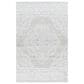 Surya Piazza PZZ-2300 2" x 3" White, Light Gray Area Rug, , large