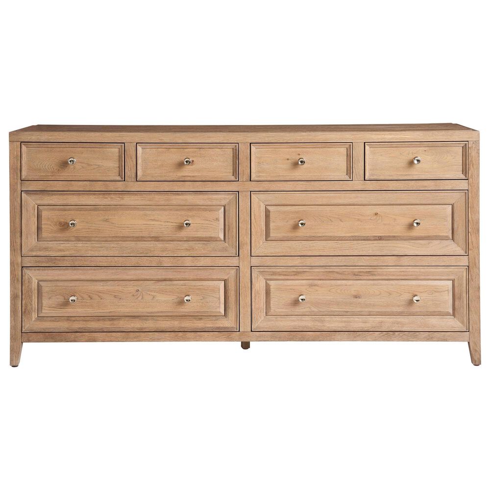 Universal Furniture Weekender 4-Piece King Panel Bedroom Set in Sand Dune and Natural, , large