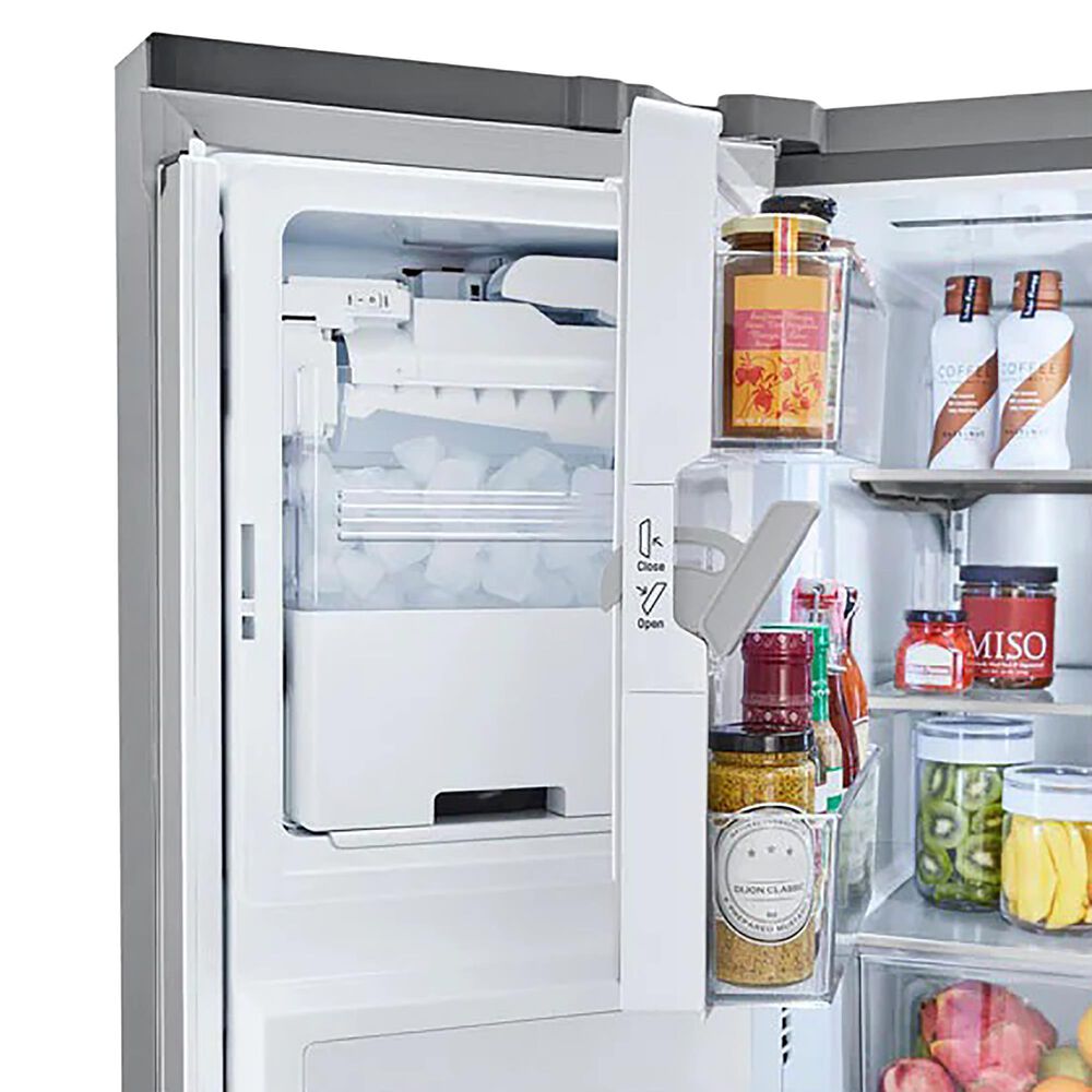 LG 2-Piece Kitchen Package with 29.5 Cu. Ft 4-Door French Door Refrigerator and Single Door Freezer in Stainless Steel, , large