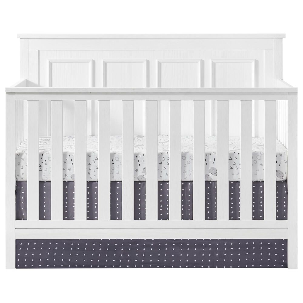 Oxford Baby Bennett 4-In-1 Convertible Crib in Rustic White, , large