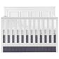 Oxford Baby Bennett 4-In-1 Convertible Crib in Rustic White, , large