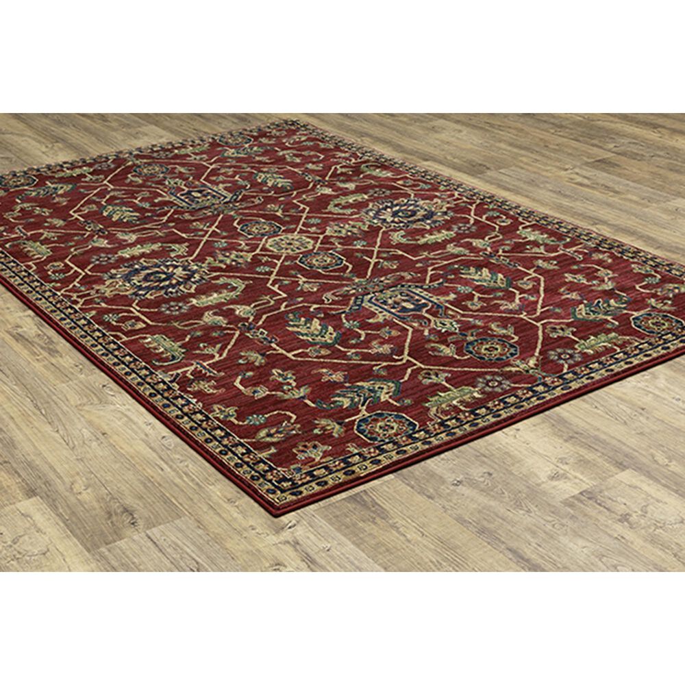 Oriental Weavers Ankara Oriental 531R5 6'7" x 9'6" Red and Blue Area