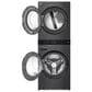 LG WashTower with 4.5 Cu. Ft. Washer, 7.4 Cu. Ft. Gas Dryer and Mirror Steam Clothing Styler in Black Steel, , large