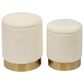 Tov Furniture Teddy Storage Ottoman in Off-White (Set of 2), , large