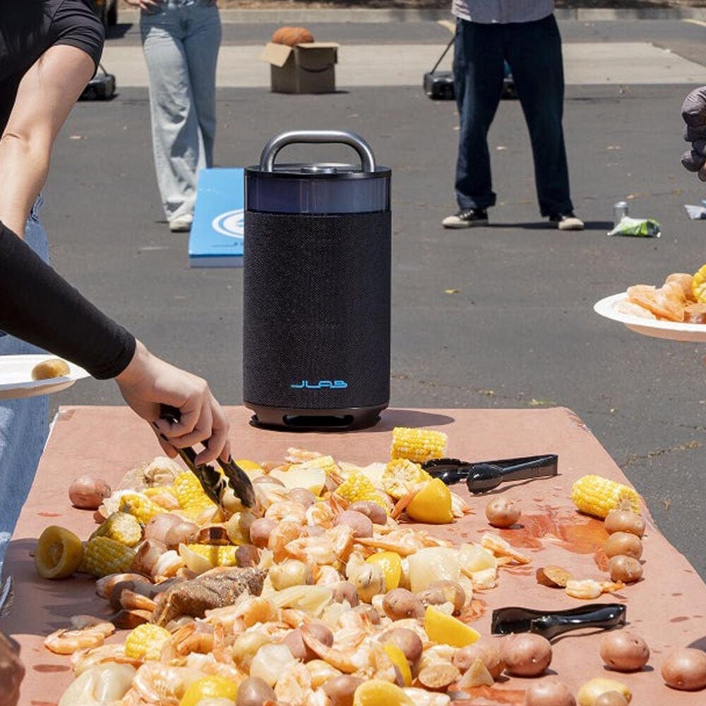 JLab Epic Party Portable Bluetooth Speaker in Black, , large