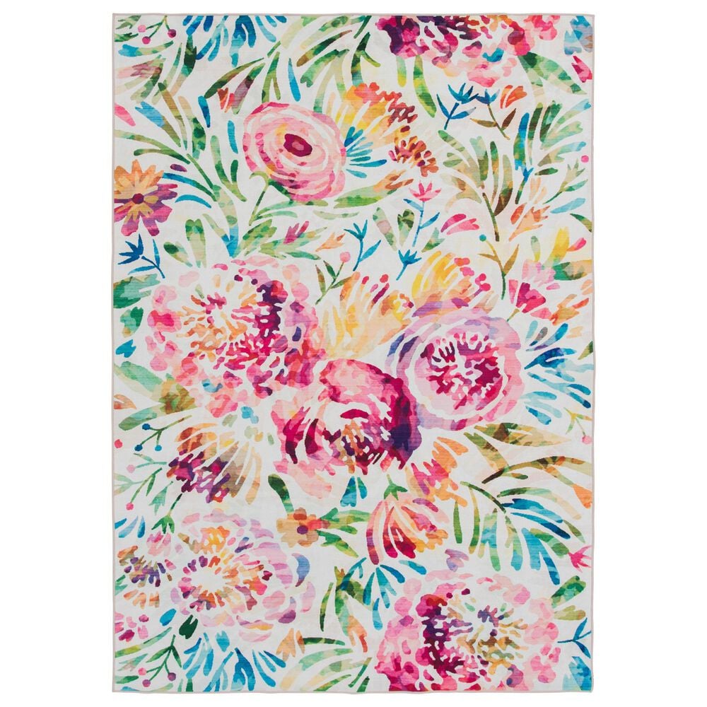 Central Oriental Tianna Luan Multicolor 5" x 7" Area Rug, , large